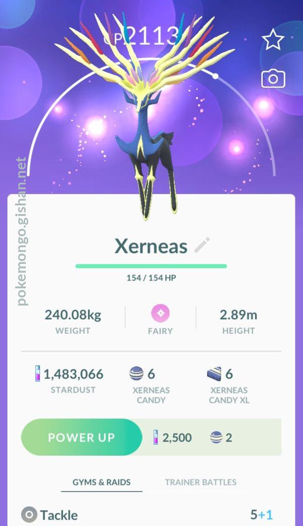 Xerneas (Pokémon) - Pokémon GO