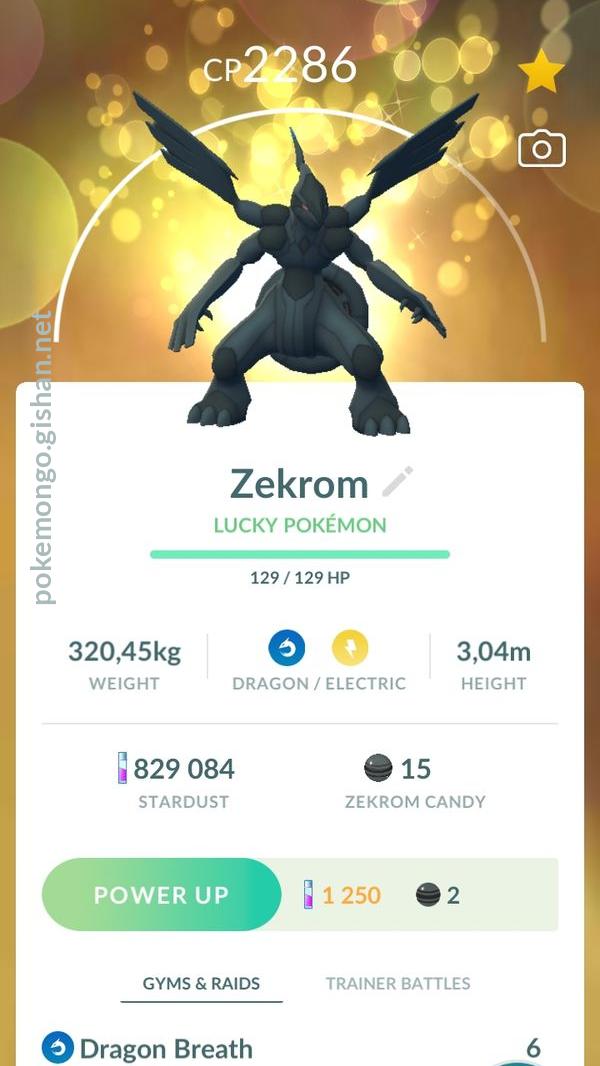 How to get Zekrom in Pokemon GO