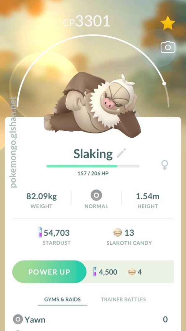 Slaking - Pokemon Go